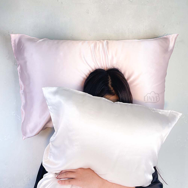 Taie d'oreiller en soie de mûrier 100% de haute qualité, taie d'oreiller en soie biologique, vente en gros