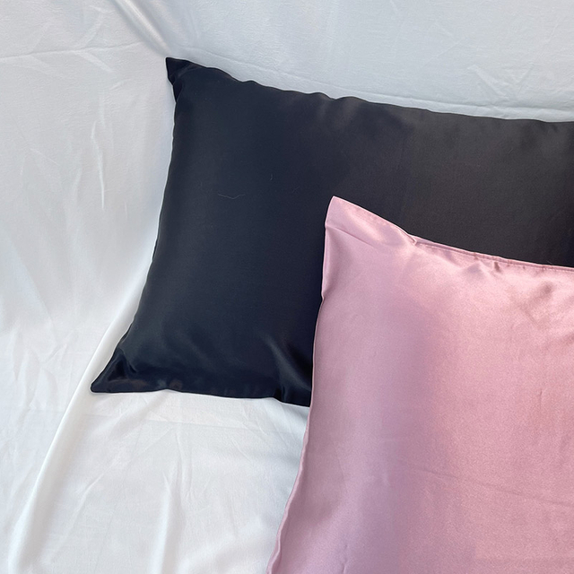 Taie d'oreiller personnalisée en soie de mûrier 100%, taie d'oreiller en soie pour dormir