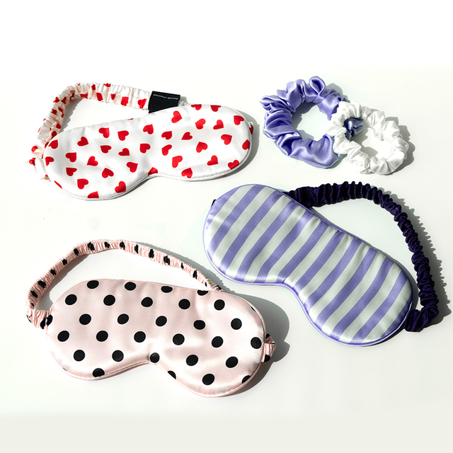 Masque pour les yeux en soie personnalisable, hydratant et doux