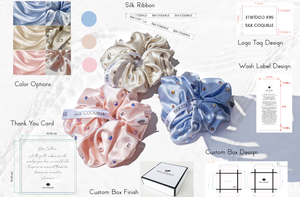 Cas 1 : Étui pour bandeau en soie diamant